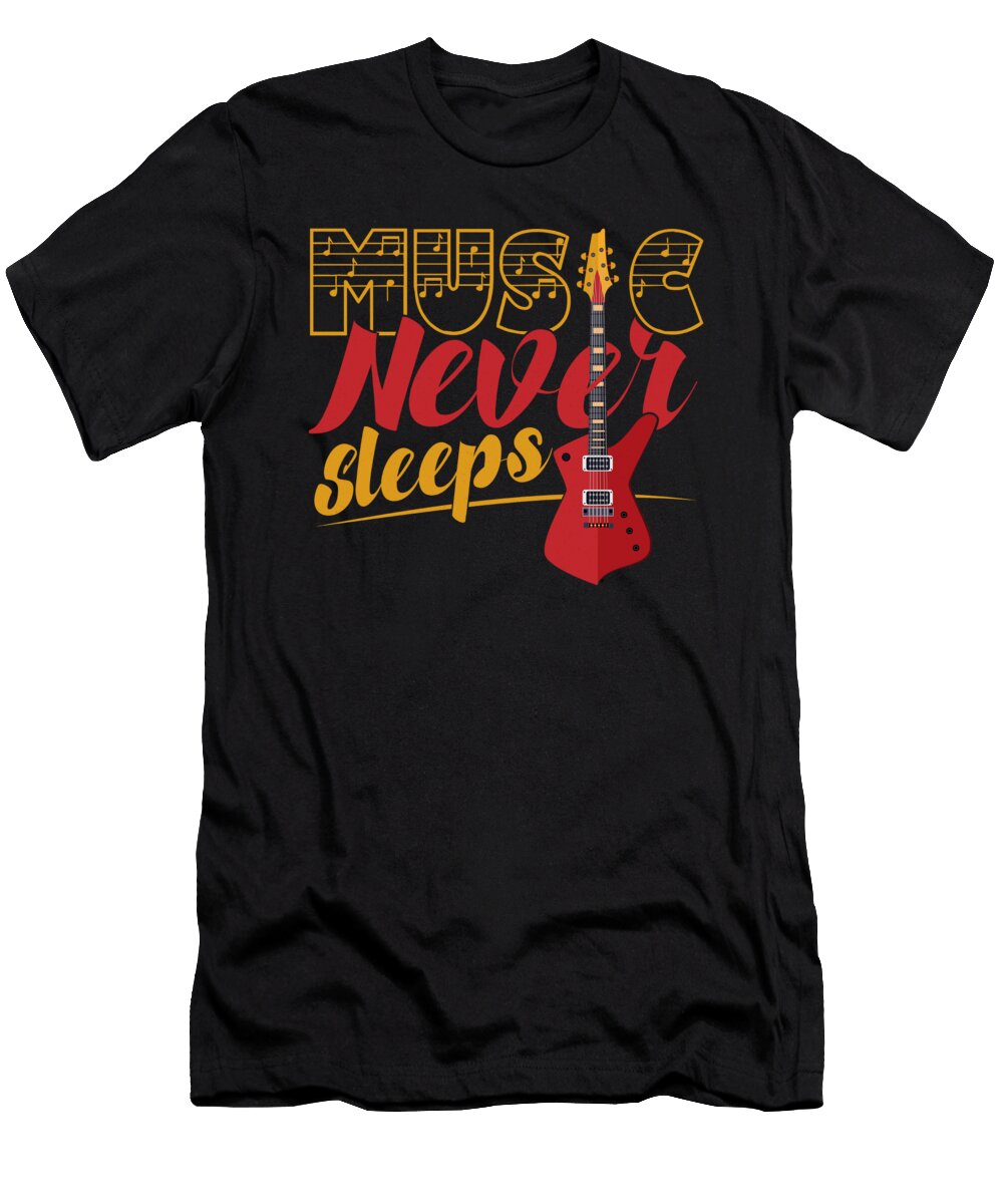 Music Never Sleeps Me T-Shirt