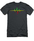 Music Pulse Reggae Heartbeat Rastafari Jah Ward Isaac T-Shirt