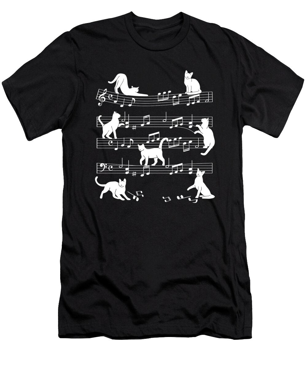 Music Sheet Cats Me T-Shirt
