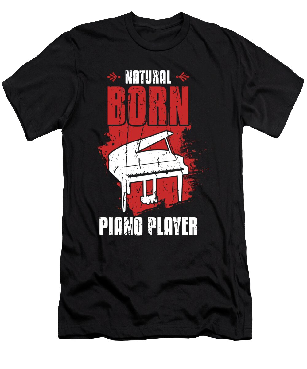 Musician Music Piano Keyboard Piano Player Pianist Florian Dold Art T-Shirt