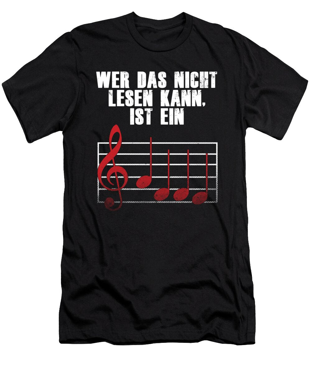 Musiker Piano Klavier Pianist Music Notes Gift Thomas Larch T-Shirt
