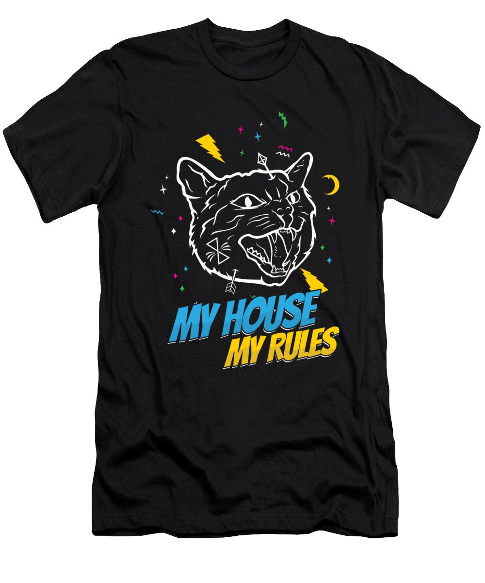 My House My Rules Cat Pet Owner Lover Animal Gift Thomas Larch T-Shirt