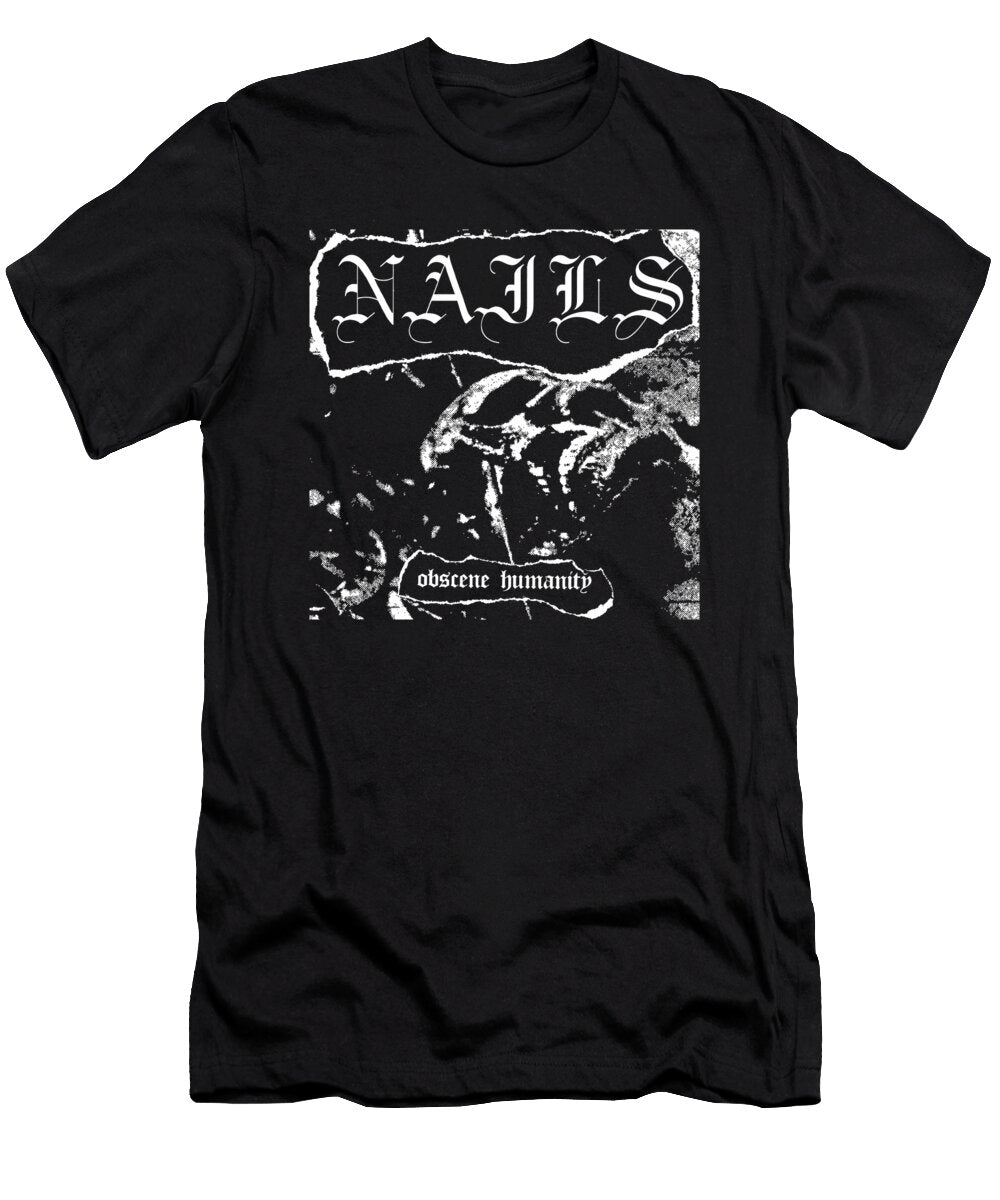 Nails Obscene Humanity Carol Davenport T-Shirt