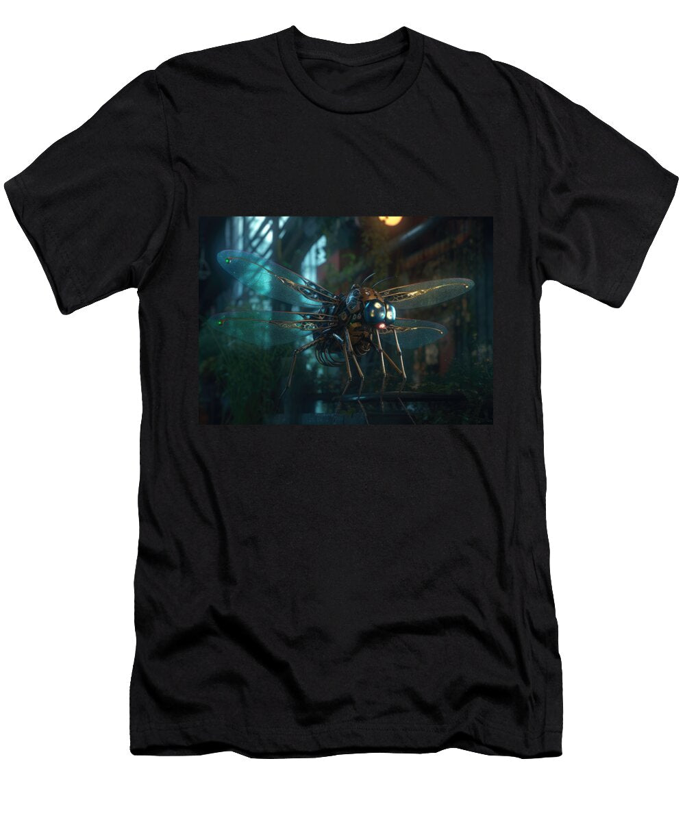 Neon Butterfly Cosmic Creations T-Shirt