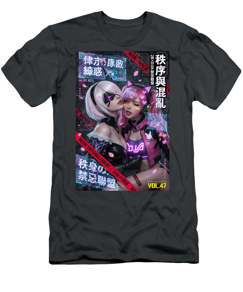 Neon Entanglement Tricky Woo T-Shirt