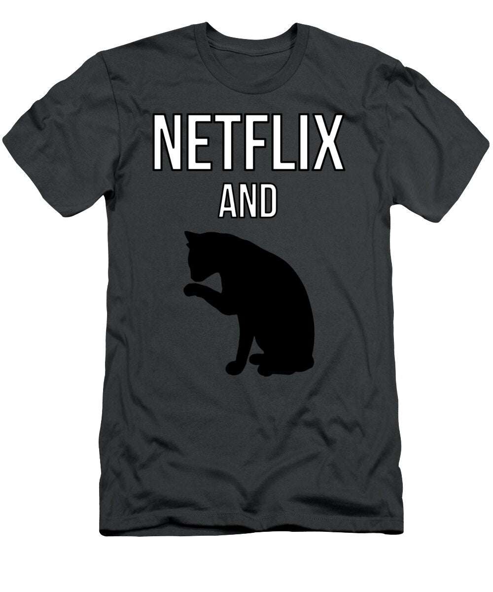 Netflix and Cats Vneck Ca Cat S for Men Women Cat Roelof Keus T-Shirt