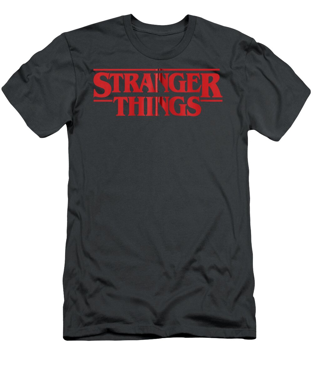 Netflix Stranger Things Simple Red Lex Ajwa T-Shirt