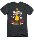 Never Underestimate a Man with a Guitar Electric Guitar for Men Player Electronical Bass Crazy Squirrel T-Shirt