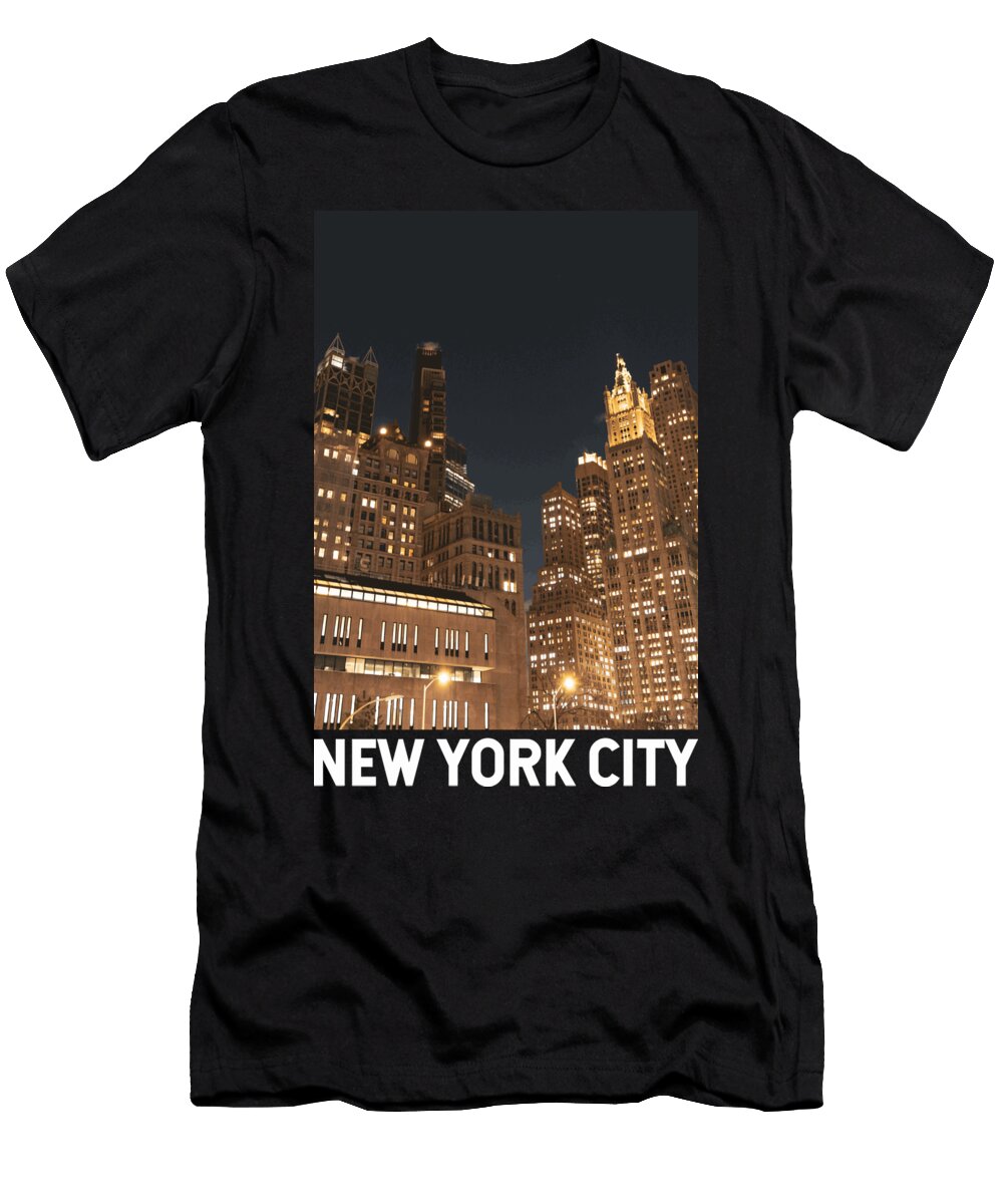 New York City the City That Never Sleeps Exploring Urban Marvels and Cultural Diversity Dnt Prints T-Shirt