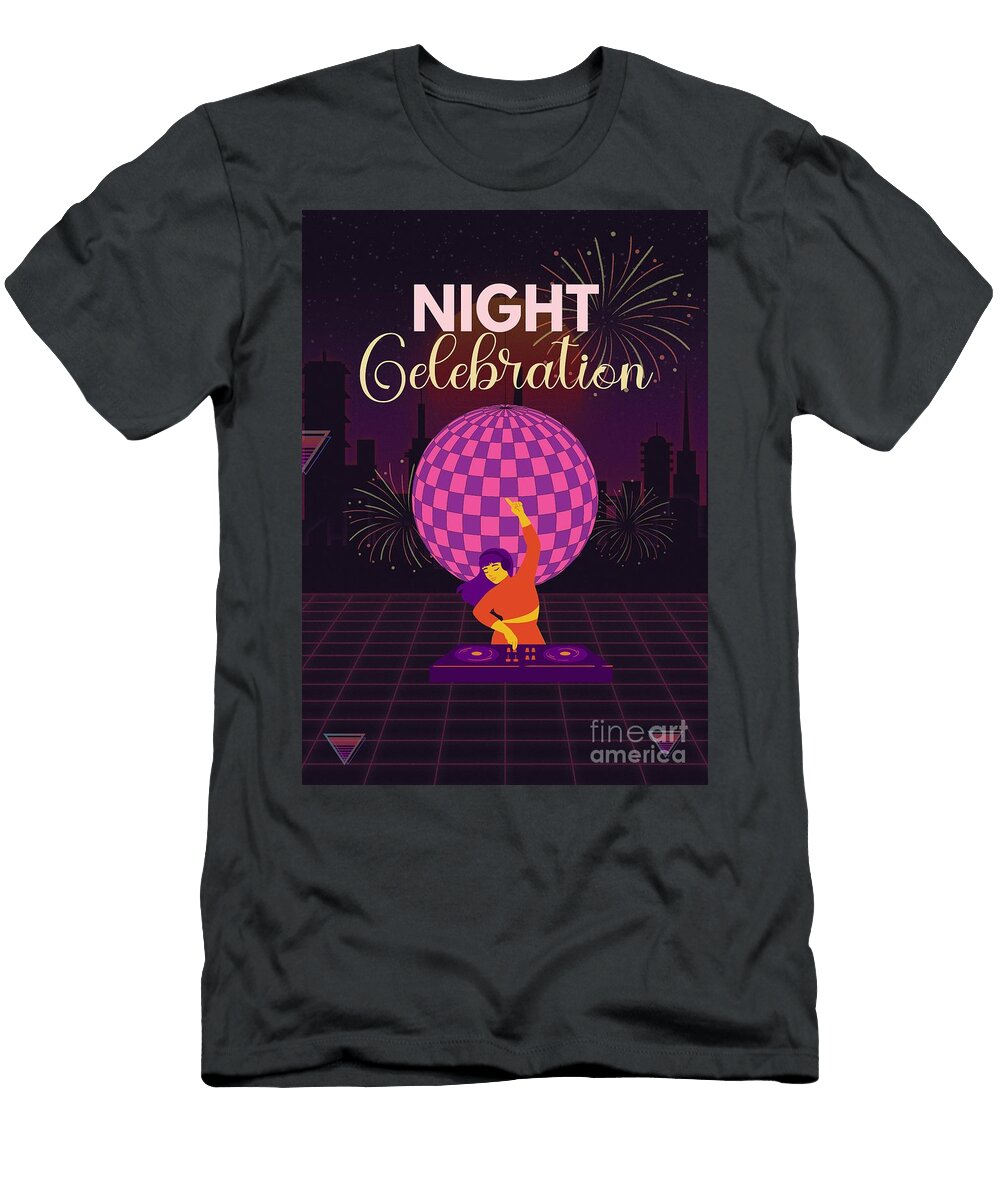 Night Celebration Aesha Mohamed T-Shirt