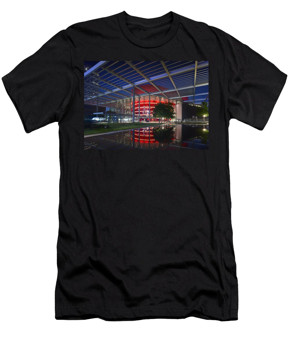 Night Lights of the Winspear Opera House Dallas Mountain Dreams T-Shirt
