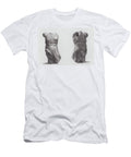 Nike Winged Goddess of Victory Ancient Greek Marble Sculpture From the Parthenon Athens Engraving Henry Corbould T-Shirt