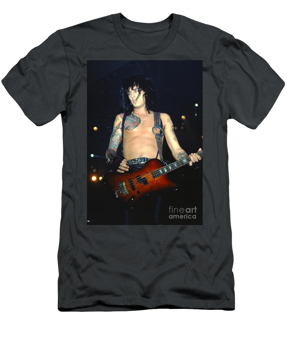 Nikki Sixx Motley Crue Concert Photos T-Shirt