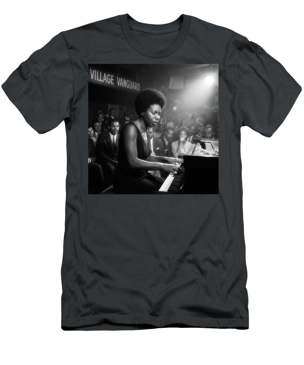 Nina Simone At Village Vanguard Esoterica Art Agency T-Shirt