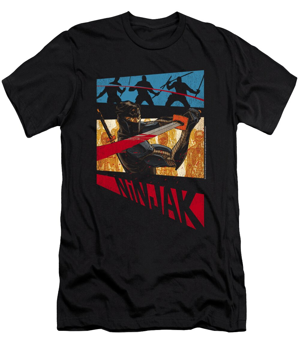 Ninjak Bloodshot Panel Michael Aberg T-Shirt