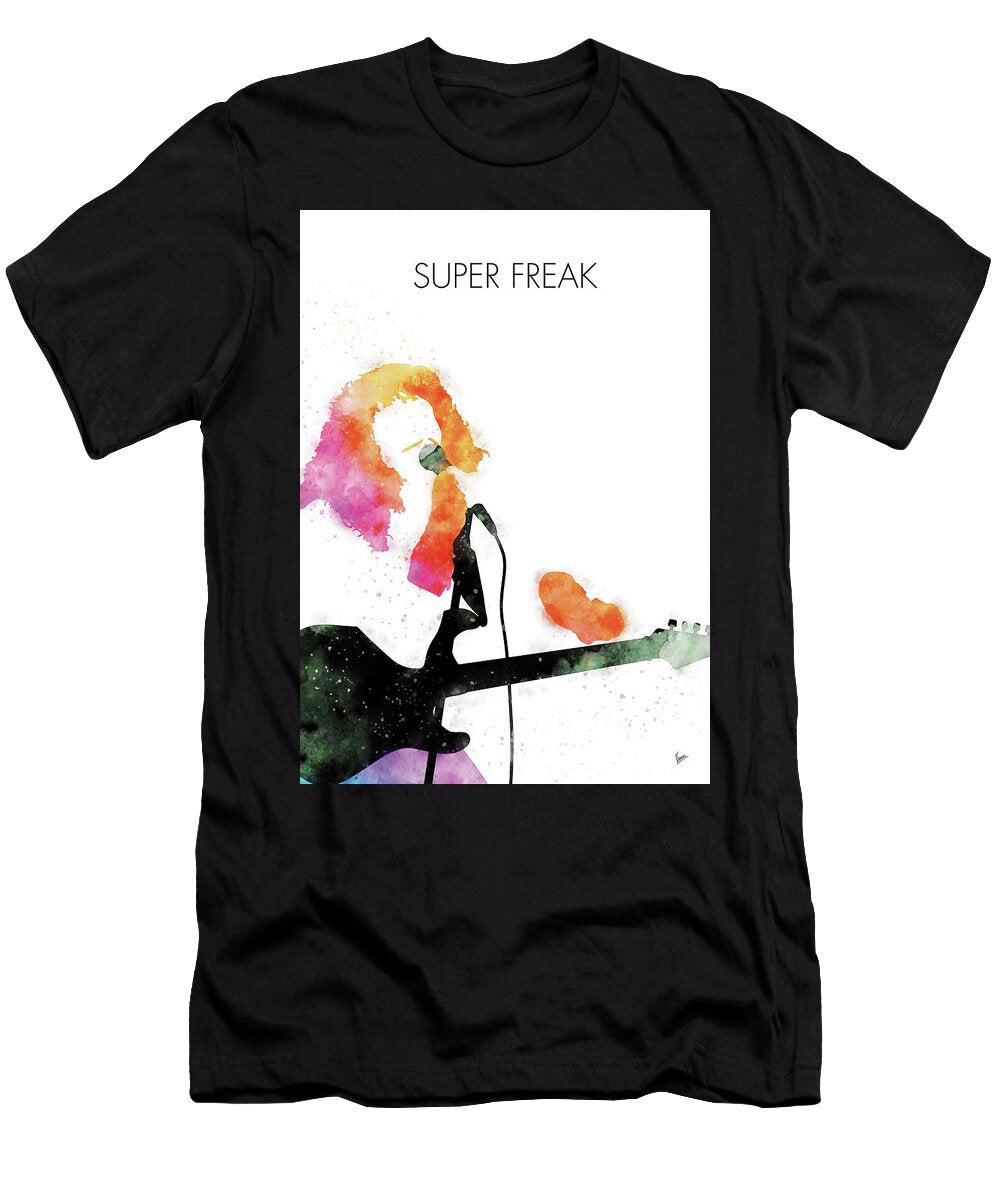 No166 My Rick James Watercolor Music Poster Chungkong Art T-Shirt