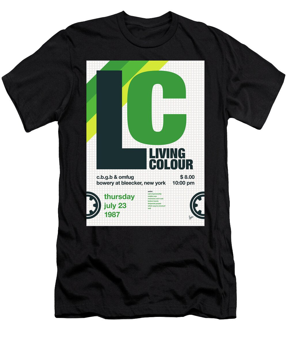 No332 My Living Colour Concert Poster Chungkong Art T-Shirt