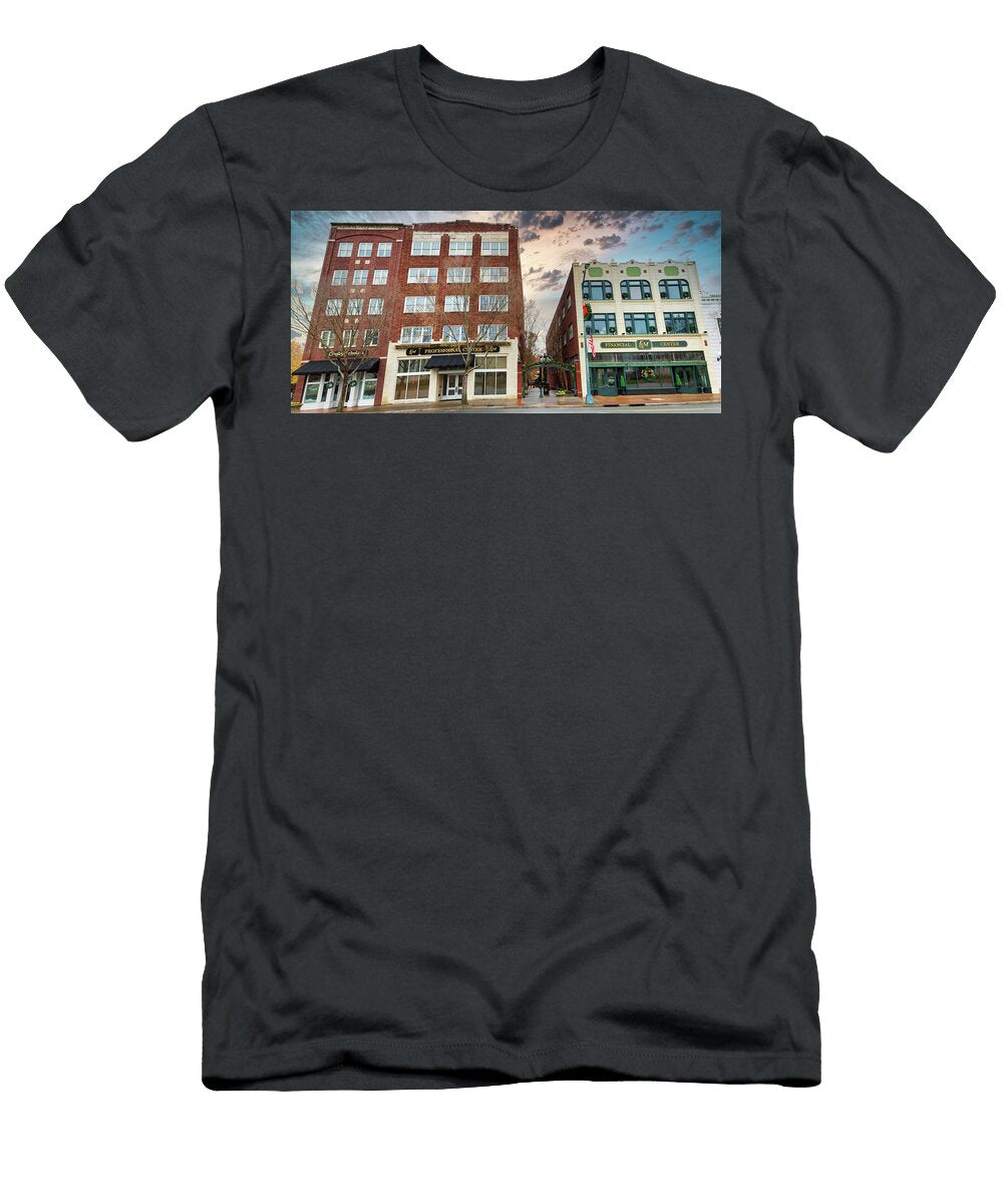 North Carolina Historic Buildings Panorama Normal 23363739 104 Dan Carmichael T-Shirt