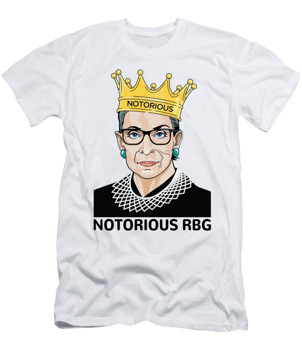 Notorious Rbg Black Ruth Bader Ginsburg Zahra El Bouaitaoui T-Shirt