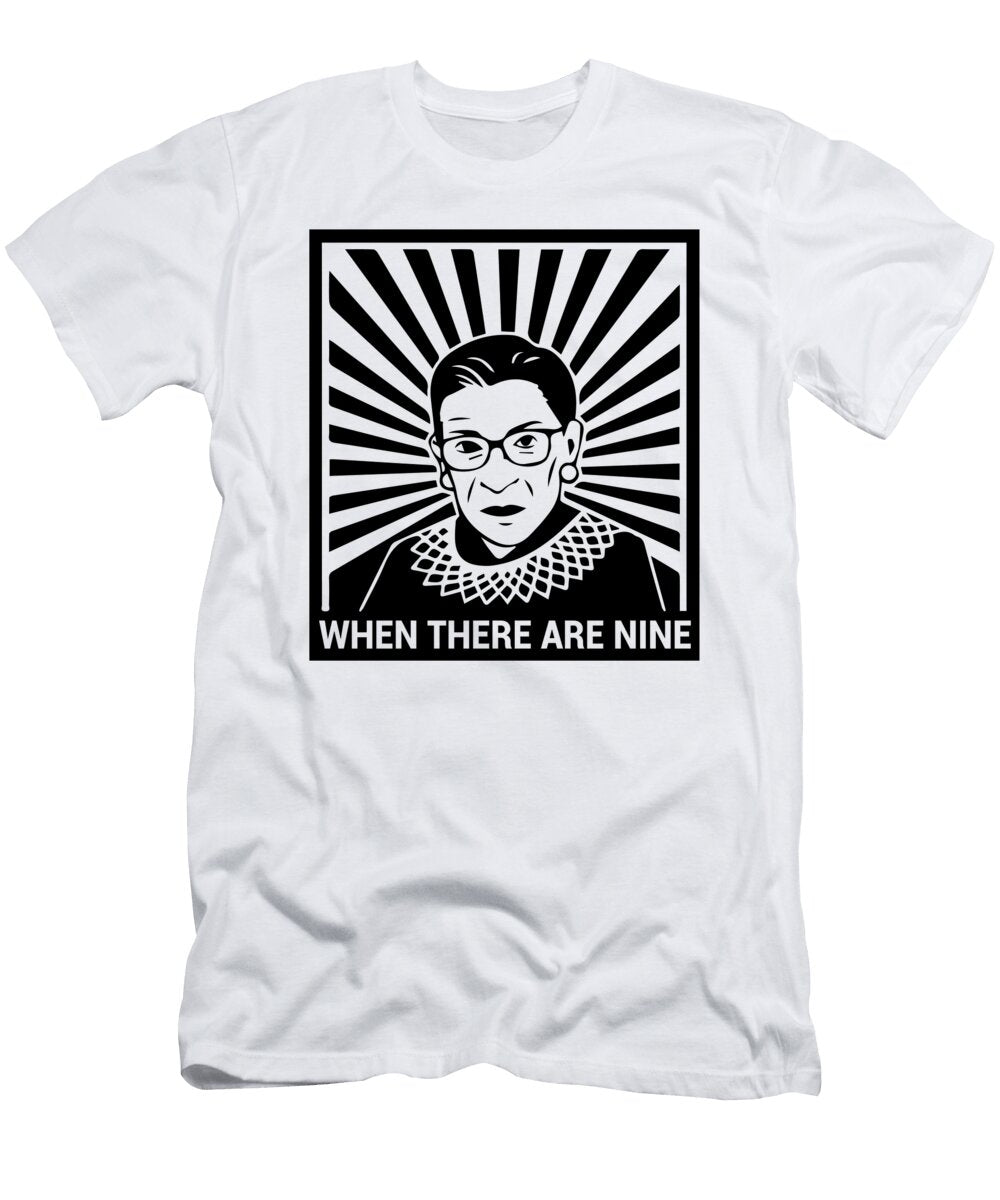 Notorious Rbg When There Are Nine Zahra El Bouaitaoui T-Shirt