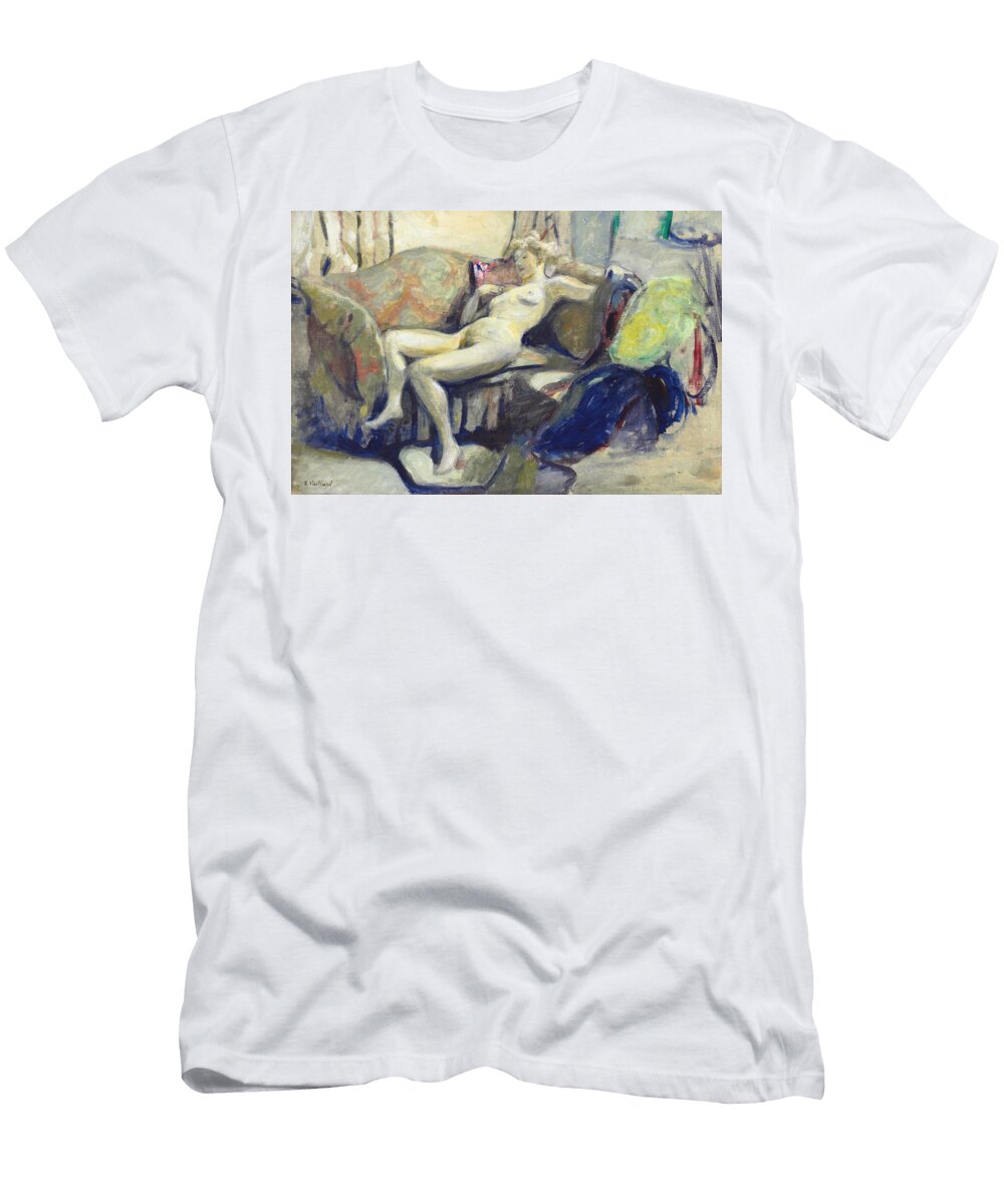 Nude on a Couch Edouard Veuillard T-Shirt