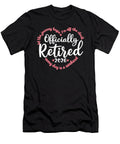 Officially Retired 2026 Heart Retirement Sophie Eleanor T-Shirt