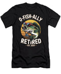 Ofishally Retired 2025 Fisherman Funny Dad Sophie Eleanor T-Shirt