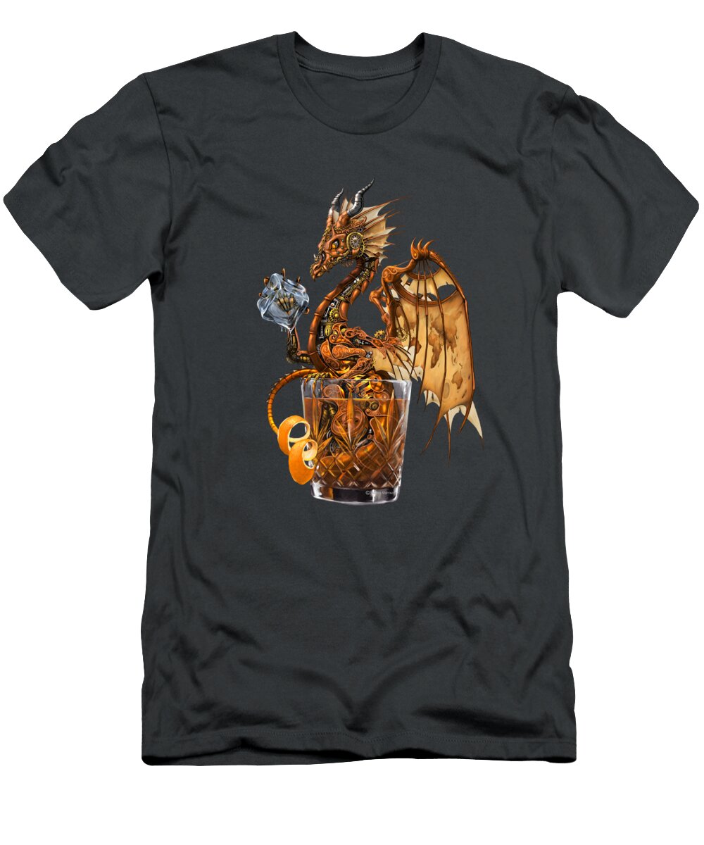 Old Fashioned Dragon Stanley Morrison T-Shirt