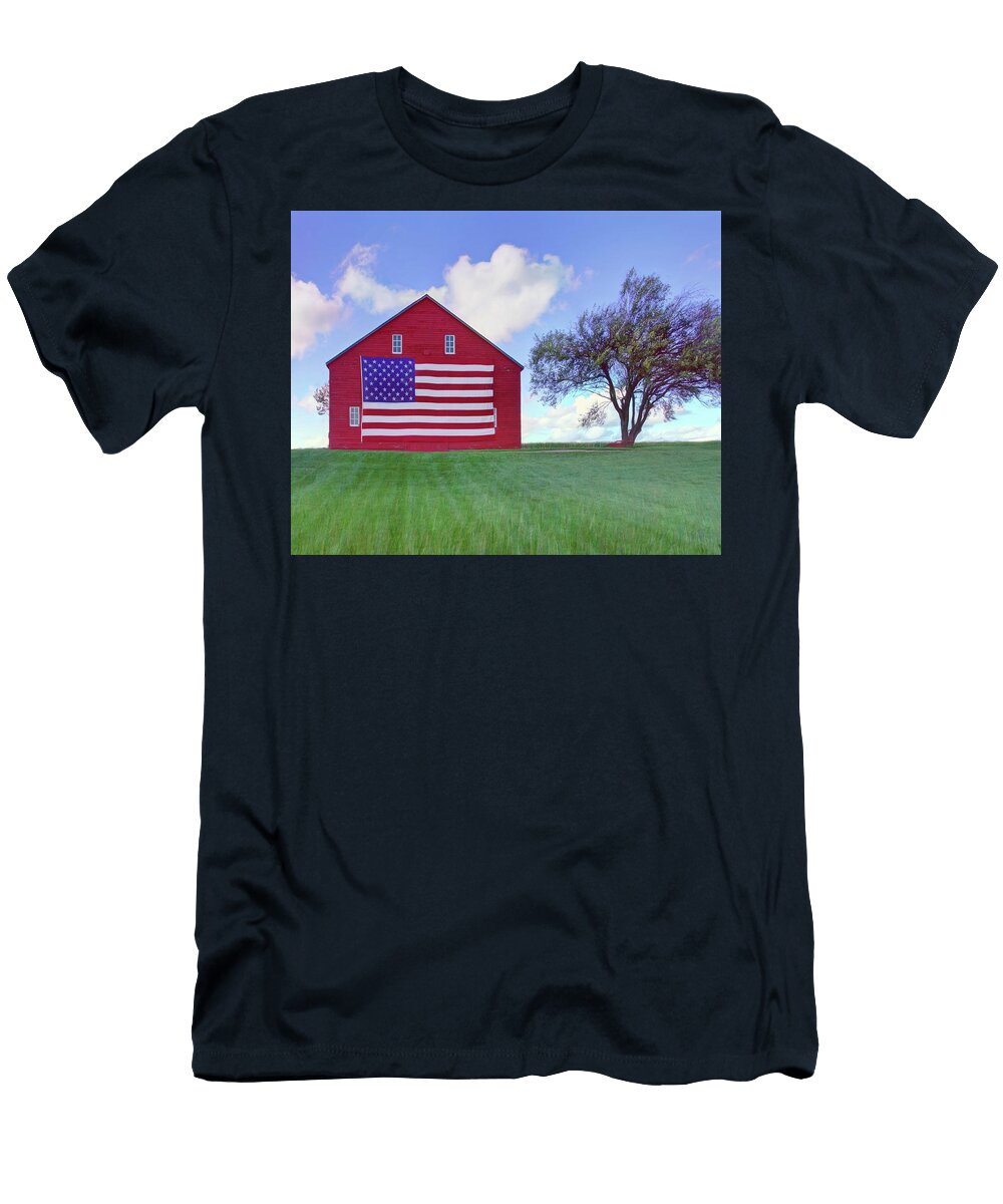Old Glory on the Rise 2 Nikolyn Mcdonald T-Shirt