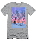 Old Hayrake Winter Sunset Nikolyn Mcdonald T-Shirt