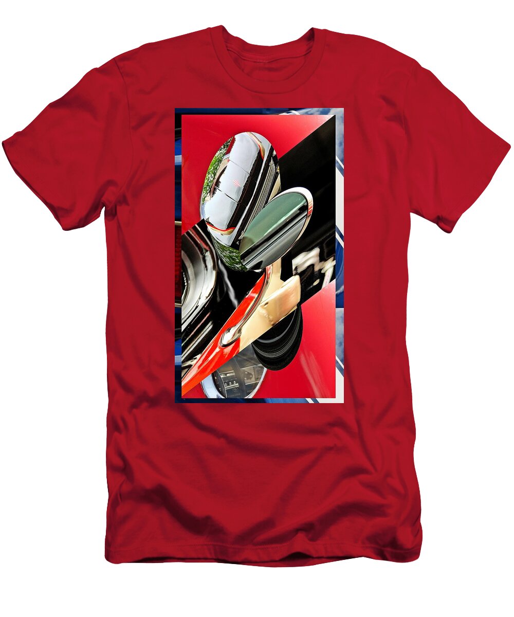 Old Truck Hood As a 3d Cylinder Plane Karl Rose T-Shirt