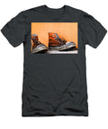 Old Used and Soiled Orange All Star Shoes Ofer Zilberstein T-Shirt