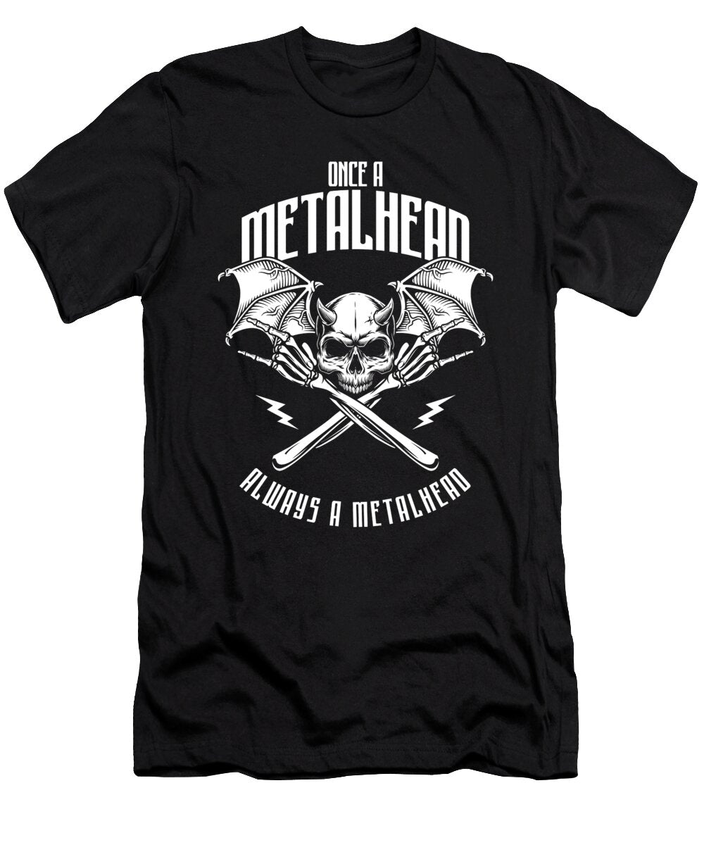 Once a Metalhead Always a Metalhead Devil Gift Thomas Larch T-Shirt
