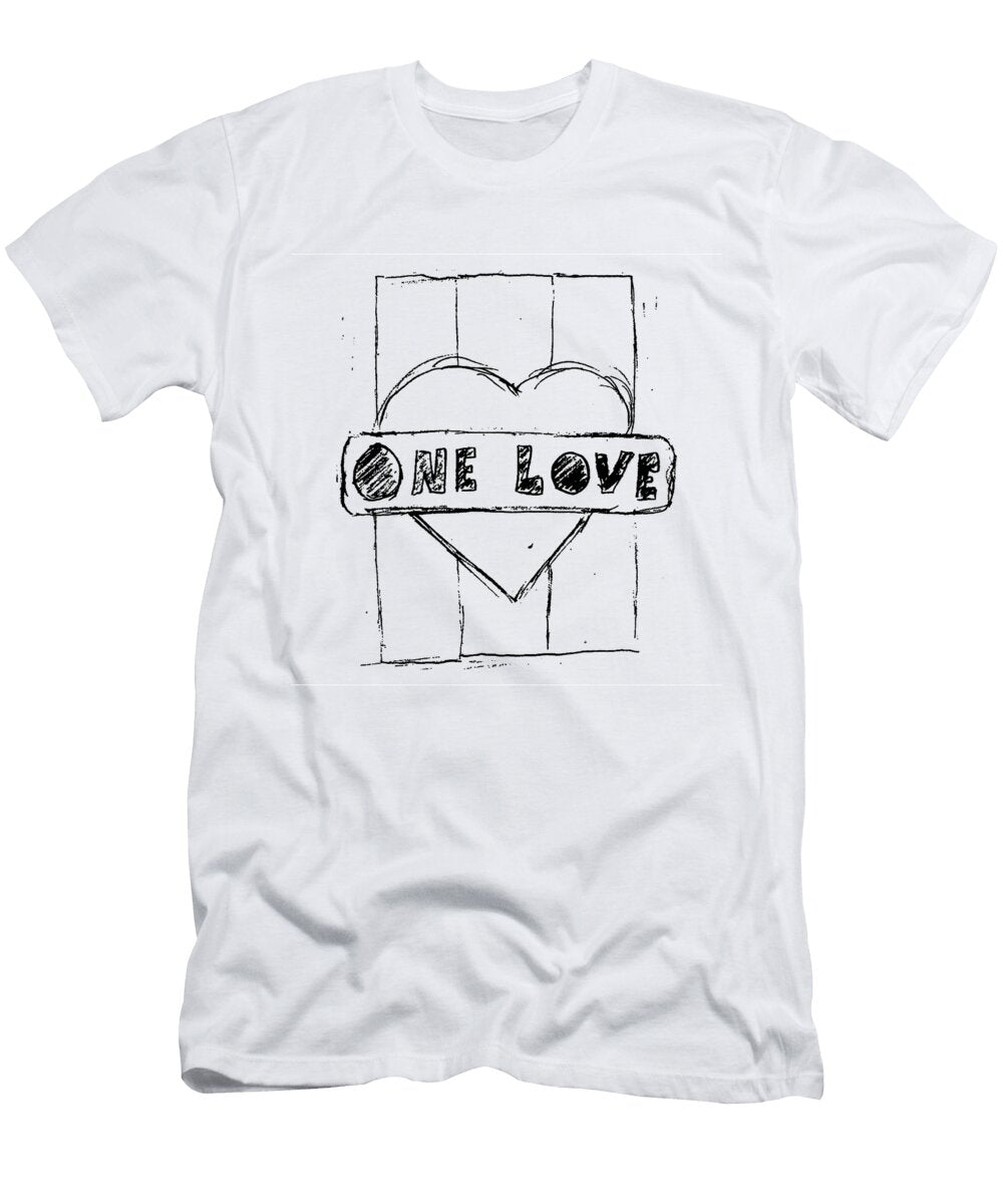 One Love Drawing Nobodys Hero T-Shirt