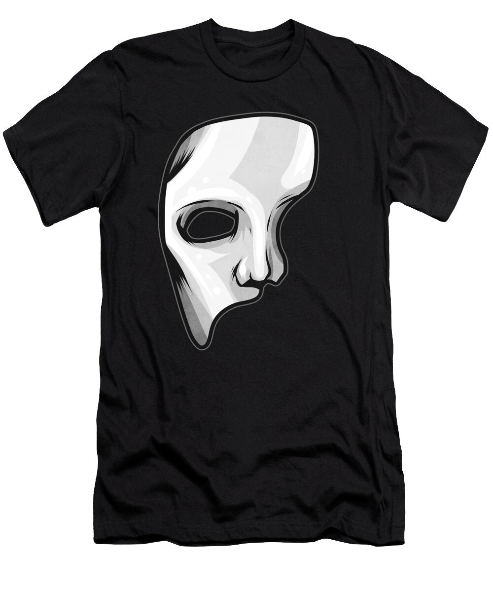 Opera Phantom Mask Halloween Jan Bleke T-Shirt
