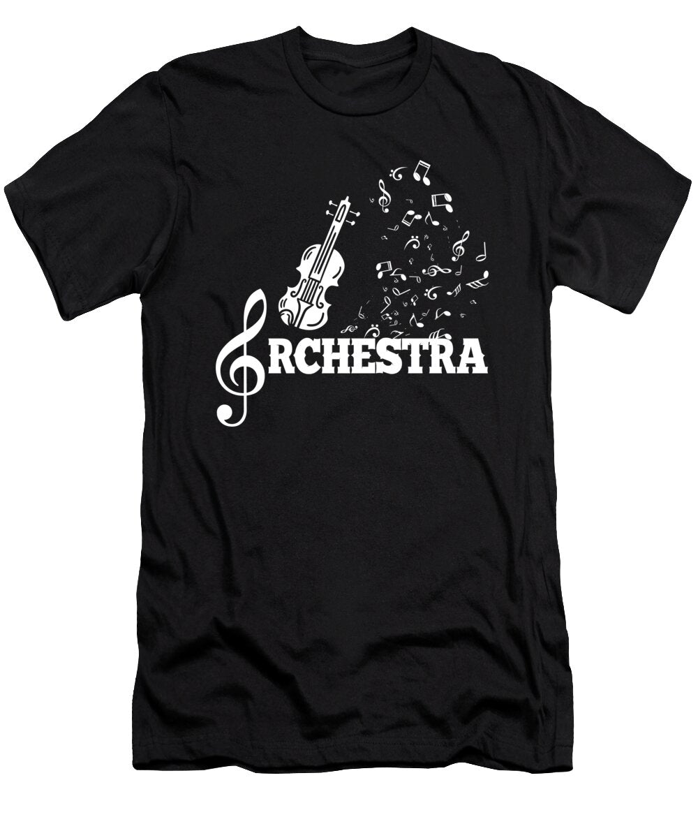 Orchestra Instrument Classical Music Notes Gift Thomas Larch T-Shirt