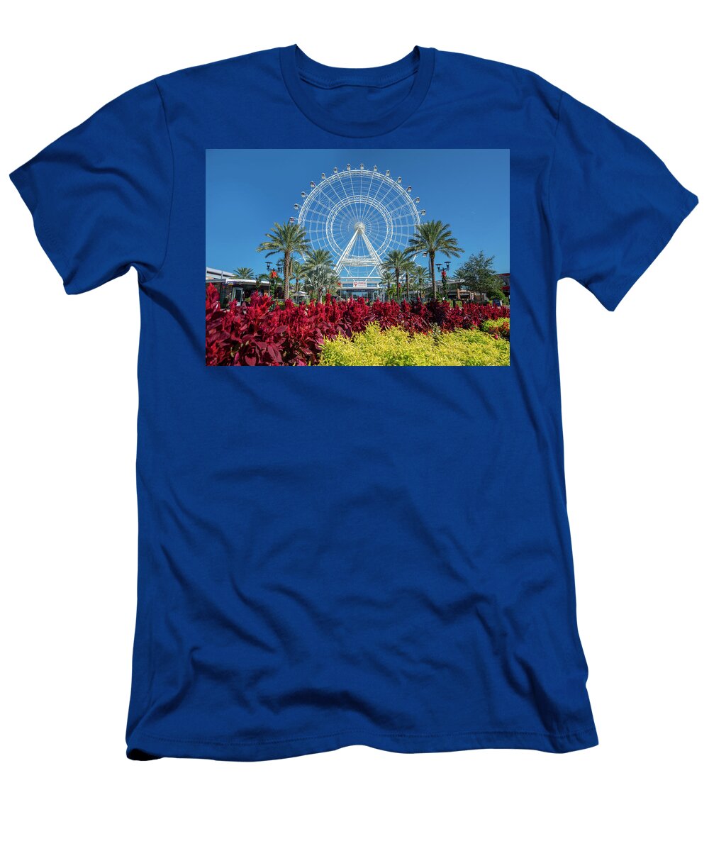 Orlando Eye Ferris Wheel Laura Zeid T-Shirt