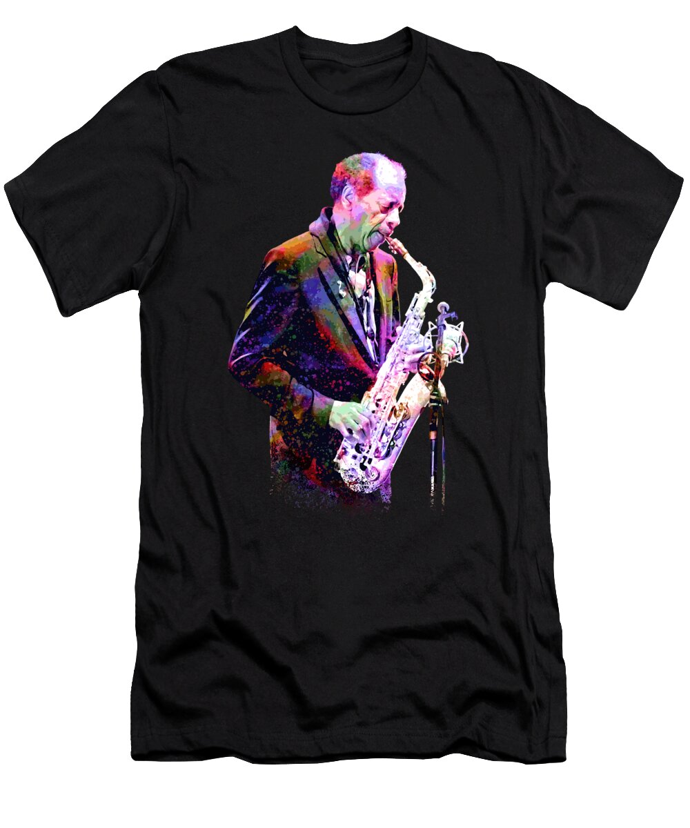 Ornette Coleman American Jazz Saxophonist Trumpeter Violinist and Composer Andika Bahtiar T-Shirt