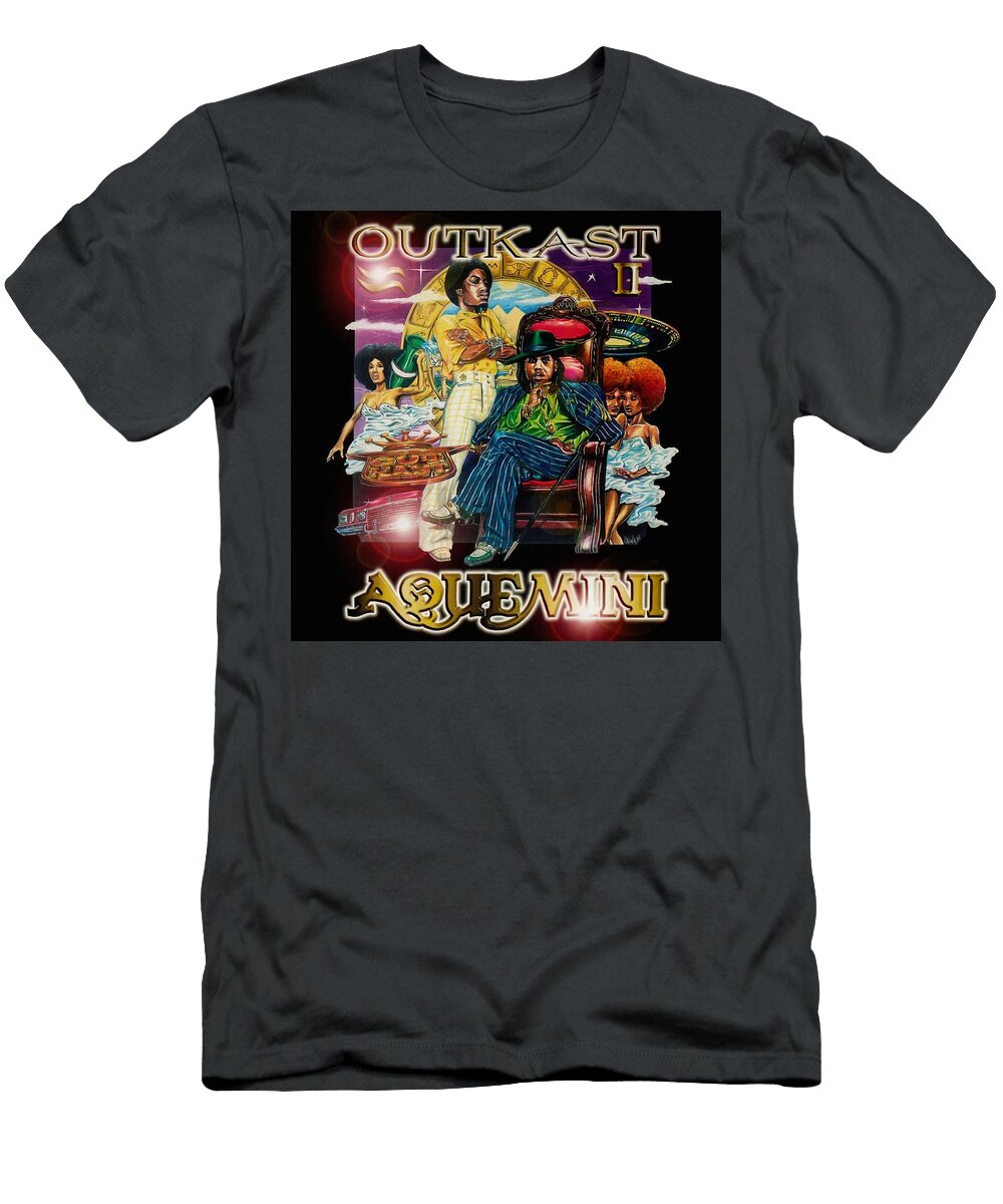 Outkast Aquemini Album Cover 1998 Robert Banach T-Shirt