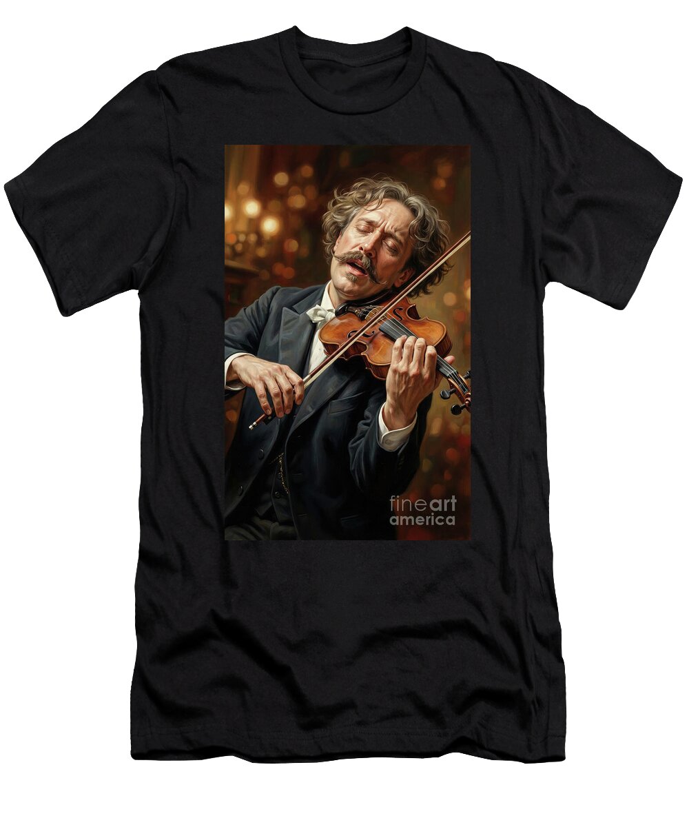 Pablo De Sarasate the Violin in Ecstasy Gianpiero Lauretta T-Shirt