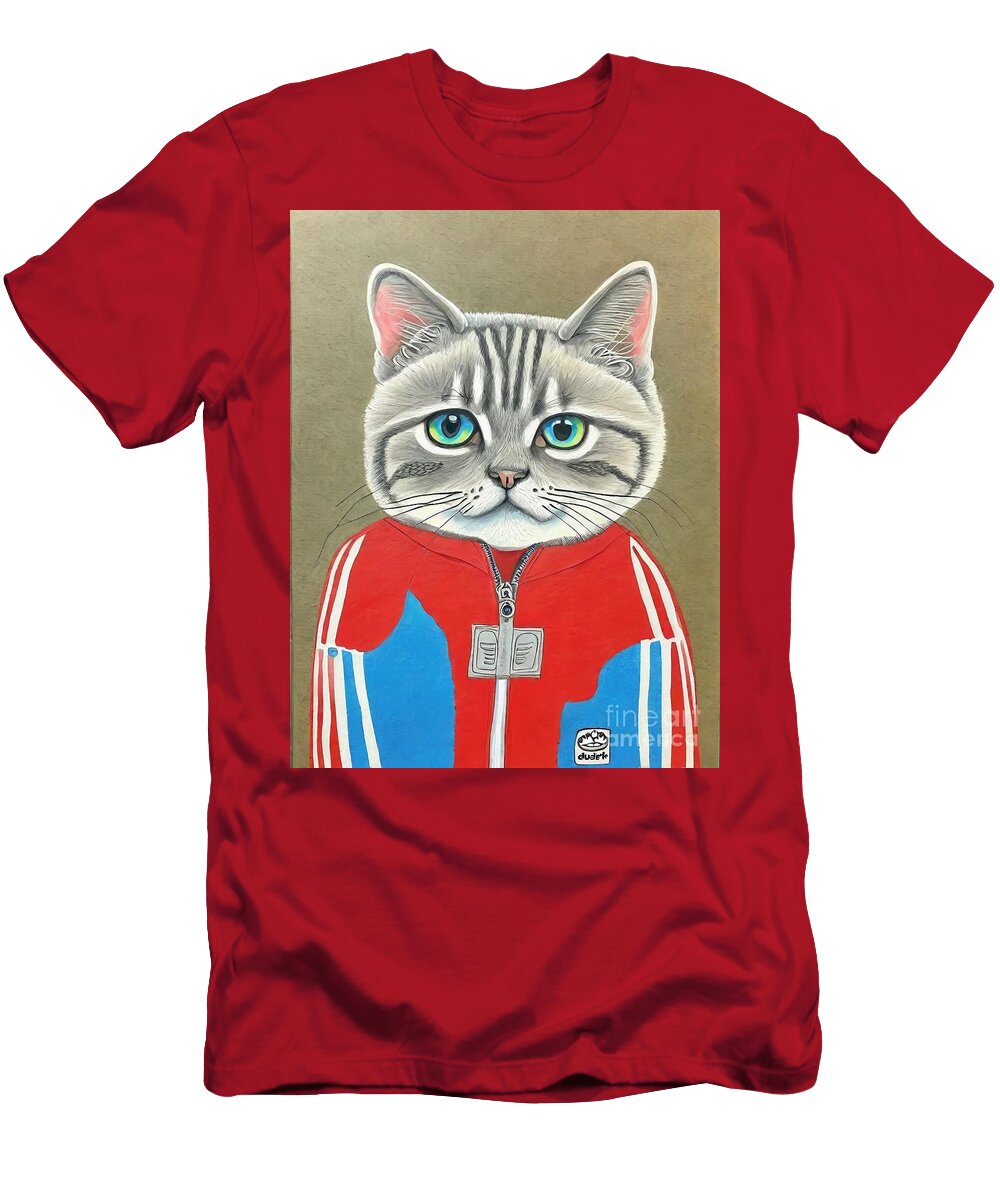 Painting Philippe Animal Cute Cat Beautiful Pet K N Akkash T-Shirt