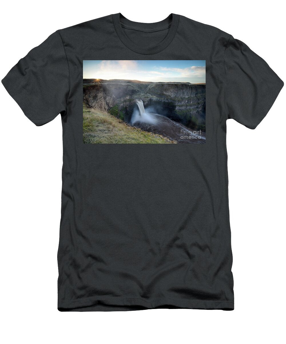 Palouse Falls Sunrise Idaho Scenic Images Linda Lantzy T-Shirt