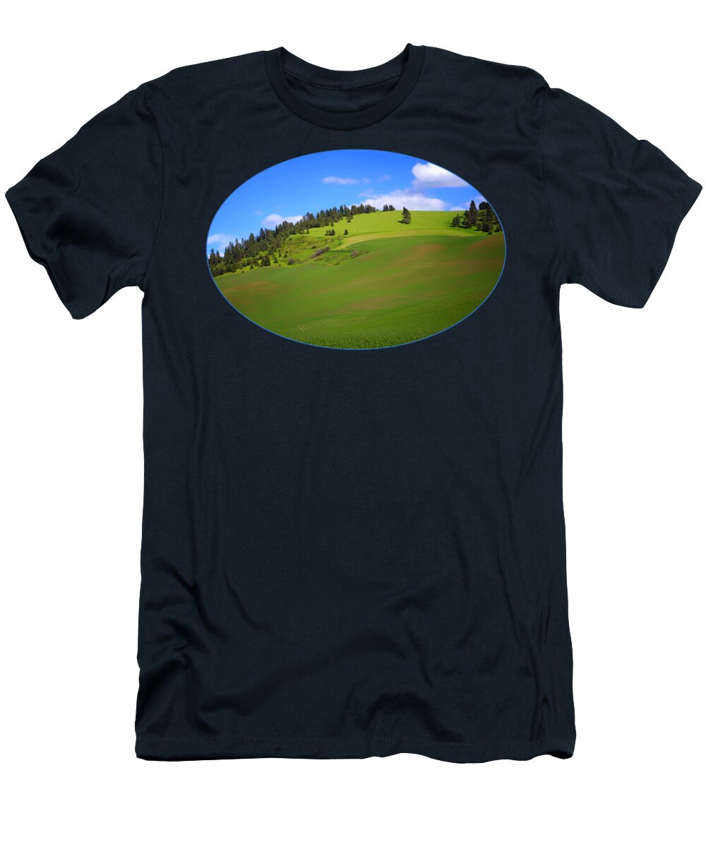 Palouse Landscape Nikolyn Mcdonald T-Shirt