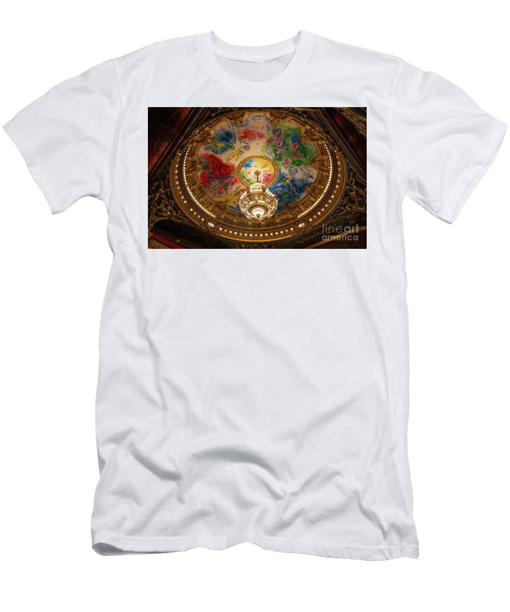 Paris Opera House Marc Chagall Ceiling Mike Reid T-Shirt