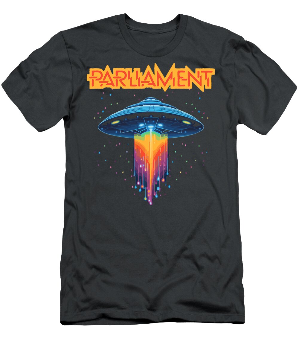 Parliament Funkadelic Retro Mothership Ufo Rock Funk Throwback Sibainu T-Shirt