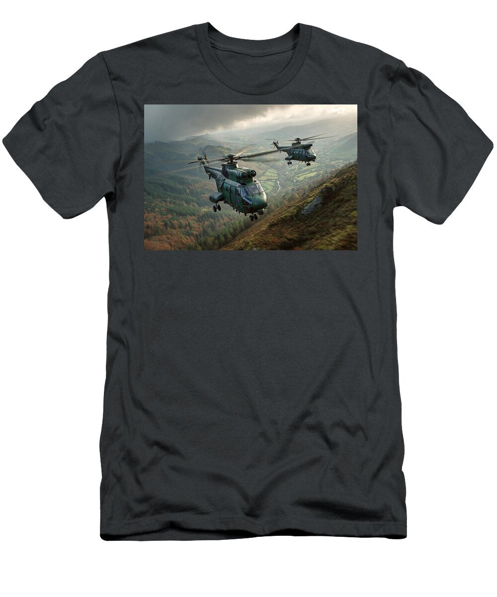 Passing Over the Peatlands Start Aviation T-Shirt