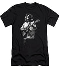 Pat Metheny American Jazz Guitarist in Grayscale Andika Bahtiar T-Shirt