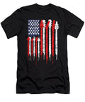 Patriotic Guitar Flag America Lovers Guitar Music Lovers Gifts Thomas Larch T-Shirt