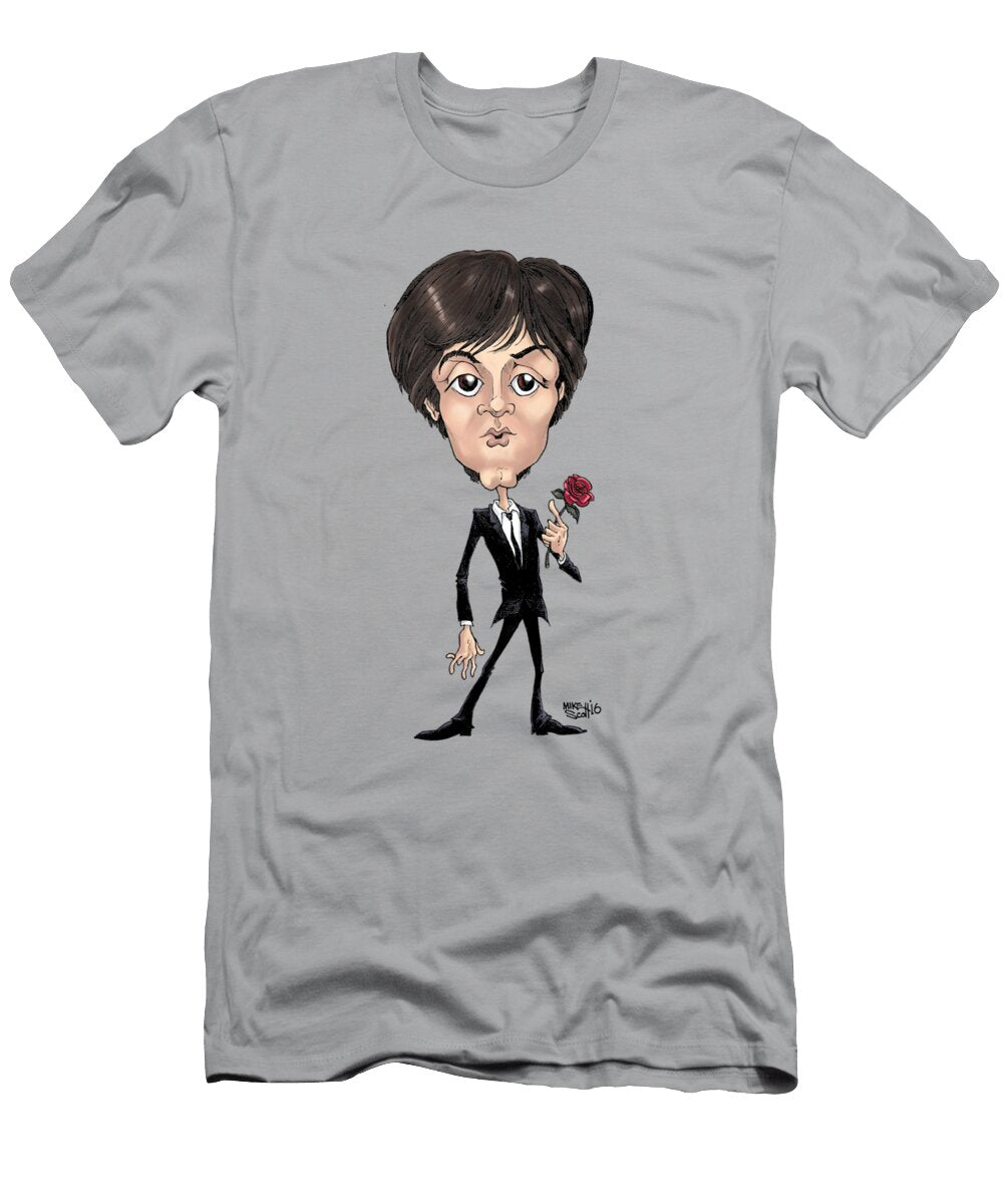 Paul Mccartney in Color Mike Scott T-Shirt