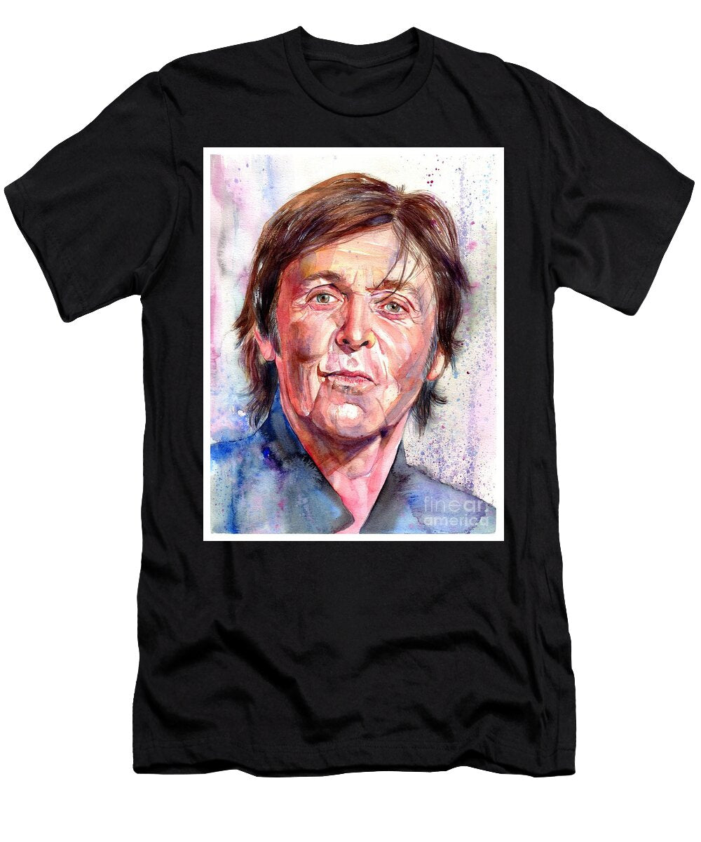 Paul Mccartney Portrait Lee Sinesby T-Shirt